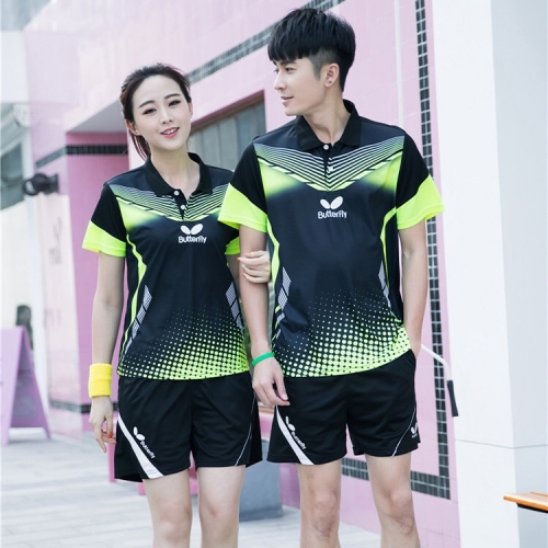 Men and women's table tennis&badminton wearing suit